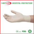 Henso Medizinische Einweg-Pre-Powdered Latex Examination Handschuhe